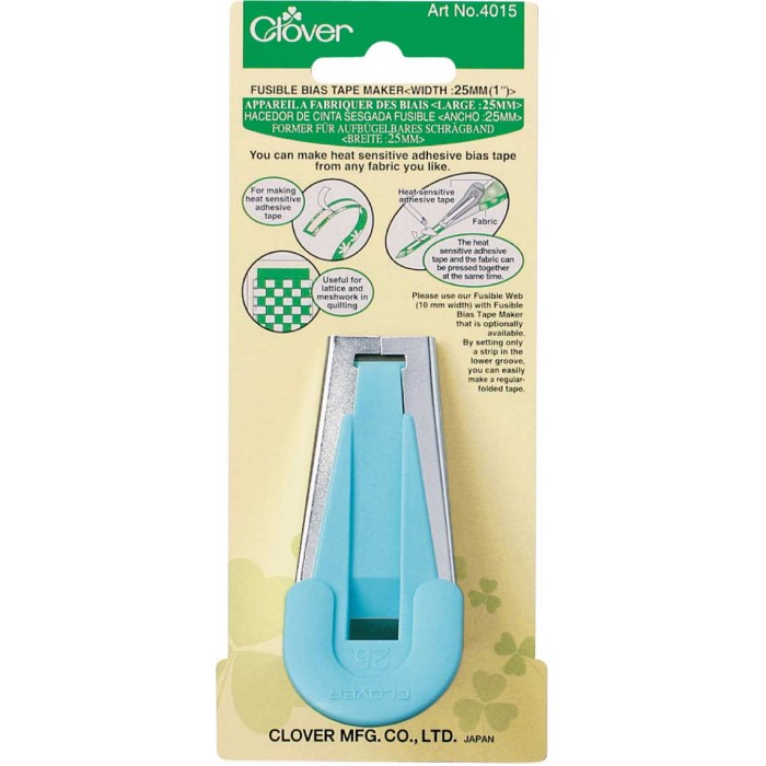 Clover 25mm Bias Tape Maker – Foxs cottage