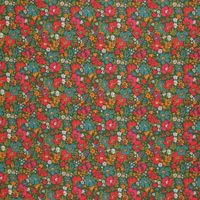 Everlasting - Comos Song  A - Green by Liberty Fabrics - Image 1