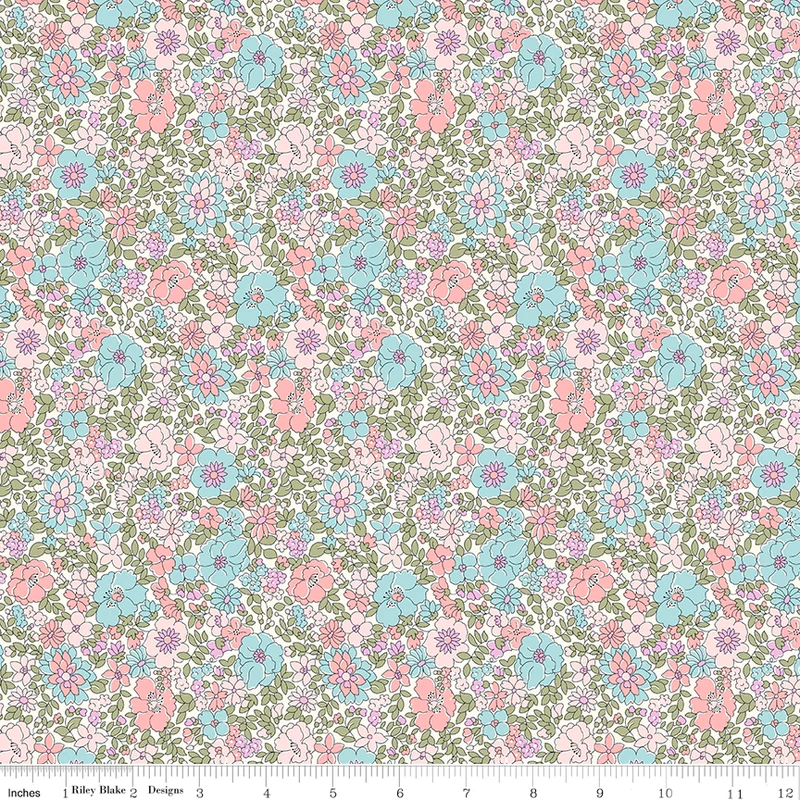 Everlasting - Arley Rose  B - Pink by Liberty Fabrics - Image 1