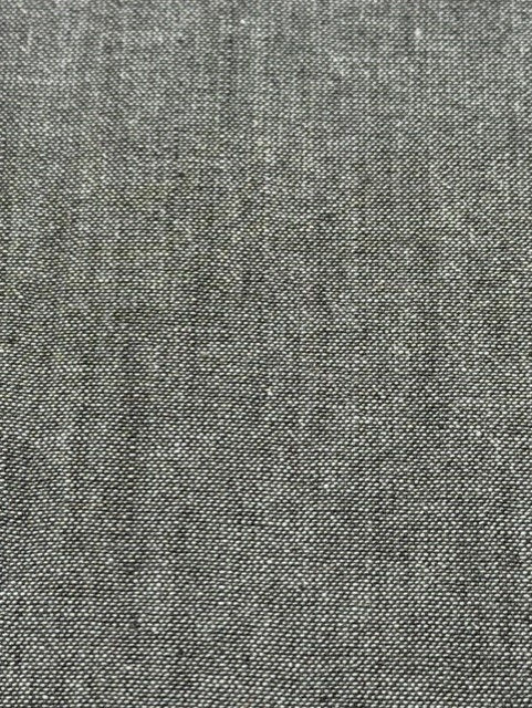 Cotton Yarn Dyed Poplin - Dark Grey by Nippon Chuko - Image 1