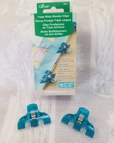 Clover: Triple Wide Wonder Clips - Teal - Image 1
